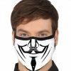 Fiestas Guirca Anarchy Guy Fawkes Face Mask