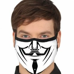 Fiestas Guirca Anarchy Guy Fawkes Face Mask