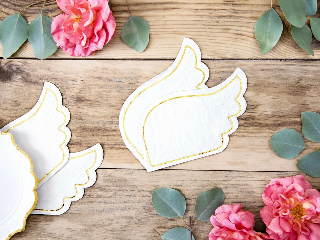 Partydecor Party Supplies Angel Wings Communion Napkins 3 Partydecor Party Supplies Angel Wings Communion Napkins