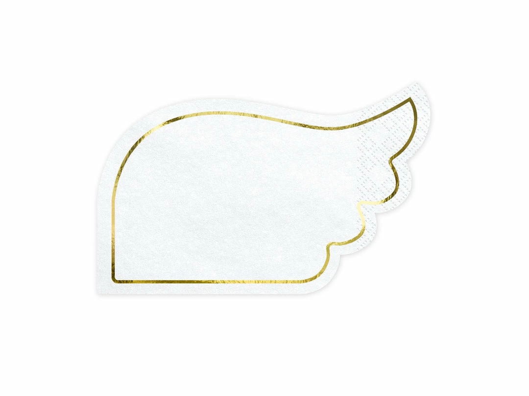 Partydecor Party Supplies Angel Wings Communion Napkins 4 Partydecor Party Supplies Angel Wings Communion Napkins