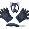 Bristol Kid's Halloween Animal Costume Kit Wolf 2 Bristol Kid's Halloween Animal Costume Kit Wolf