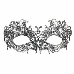 Widmann Costume Accessories Antique Silver Lace Eye-mask