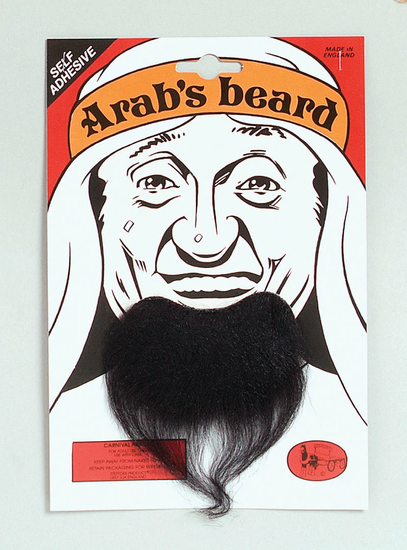 Bristol World Costumes Arab Beard Black 3 Bristol World Costumes Arab Beard Black