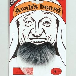 Bristol Men's Wigs Arab Beard Grey