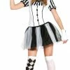 Fiestas Guirca Arlequin Clown Costume Ladies Halloween