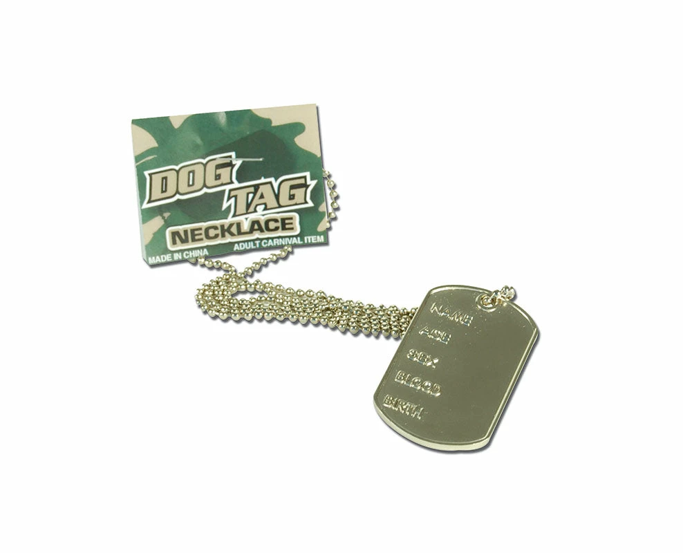 Bristol Army & Air Costumes Army Dog Tag Accessory 3 Bristol Army & Air Costumes Army Dog Tag Accessory