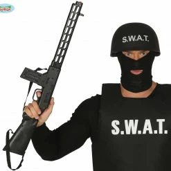 Fiestas Guirca Army & Air Costumes SWAT Assault Rifle Gun With Sound 69cm