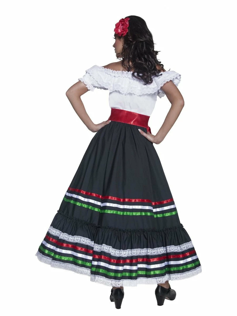 Smiffy's Day Of The Dead Costumes Authentic Western Sexy Senorita Costume 4 Smiffy's Day Of The Dead Costumes Authentic Western Sexy Senorita Costume