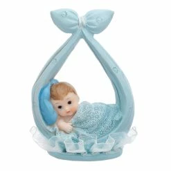 Partydecor Baby Boy In Blue Scarf Cake Topper Occasions
