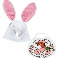 Widmann Animal Baby Bunny Bonnet And Bib Set