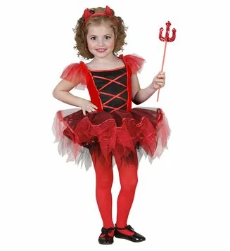 Widmann Ballerina Devil Costume Girl 3 Widmann Ballerina Devil Costume Girl
