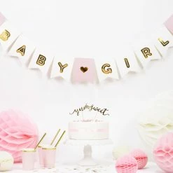 Partydecor Party Supplies Banner Baby Girl 15 X 160 Cm