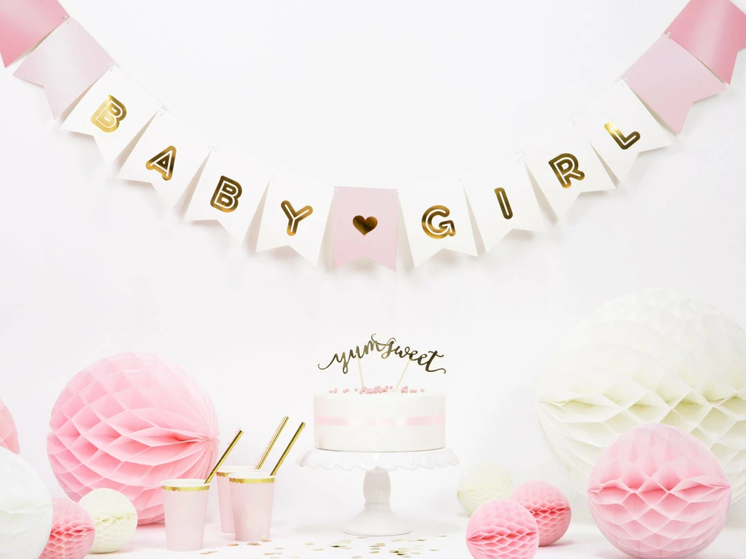 Partydecor Party Supplies Banner Baby Girl 15 X 160 Cm 3 Partydecor Party Supplies Banner Baby Girl 15 X 160 Cm