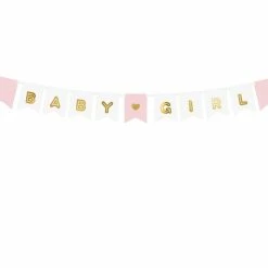 Partydecor Party Supplies Banner Baby Girl 15 X 160 Cm