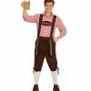 Widmann World Costumes Bavarian Lederhosen Costume Brown 1 Widmann World Costumes Bavarian Lederhosen Costume Brown