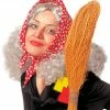 Widmann Befana Or Old Woman With Headscarf Wig 1 Widmann Befana Or Old Woman With Headscarf Wig