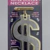 Bristol Big Daddy Dollar Sign Necklace 1970's 2 Bristol Big Daddy Dollar Sign Necklace 1970's
