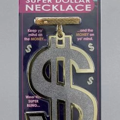 Bristol Big Daddy Dollar Sign Necklace 1970's