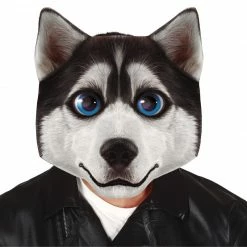 Fiestas Guirca Big Head Husky Dog Oversized Mask Animal