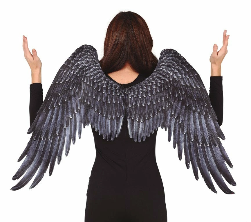 Fiestas Guirca Black Cloth Angel Wings 3 Fiestas Guirca Black Cloth Angel Wings