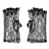 Bristol Black Lace Fingerless Gloves