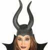 Fiestas Guirca TV & Film Black Maleficent Headpiece 1 Fiestas Guirca TV & Film Black Maleficent Headpiece