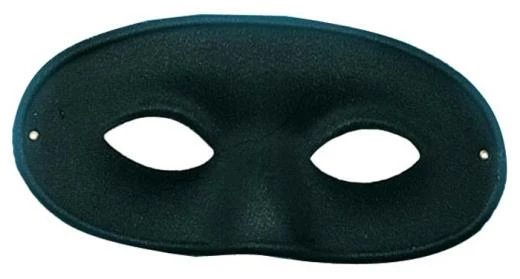 Bristol Masks Black Satin Gents Masquerade Mask 3 Bristol Masks Black Satin Gents Masquerade Mask