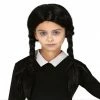 Fiestas Guirca Kid's Halloween Black Schoolgirl Pig Tails Wig Child 2 Fiestas Guirca Kid's Halloween Black Schoolgirl Pig Tails Wig Child