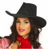Fiestas Guirca Black Suede Cowboy Hat Western Costumes 2 Fiestas Guirca Black Suede Cowboy Hat Western Costumes