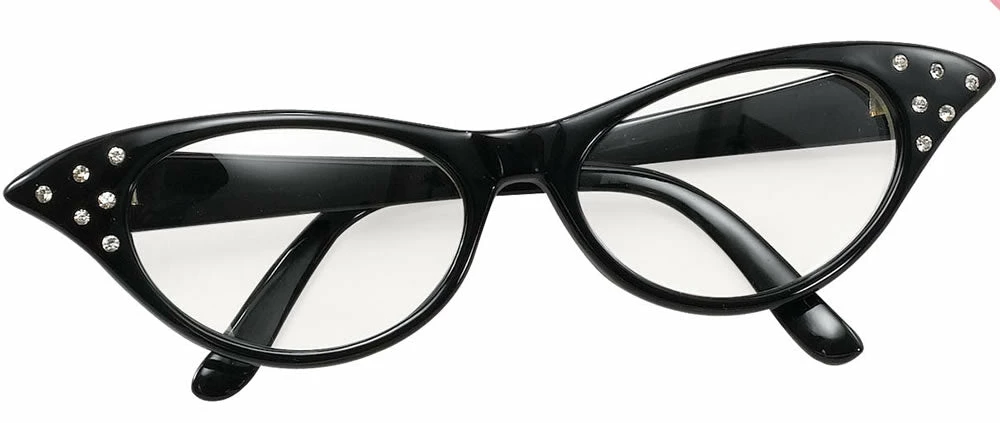 Bristol 1950's Glasses Black 3 Bristol 1950's Glasses Black