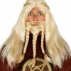 Fiestas Guirca Medieval, Renaissance & Tudor Costumes Blonde Viking Wig And Beard 2 Fiestas Guirca Medieval, Renaissance & Tudor Costumes Blonde Viking Wig And Beard