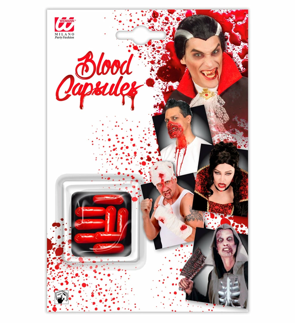 Widmann Halloween Accessories Blood Capsules 3 Widmann Halloween Accessories Blood Capsules