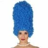 Fiestas Guirca TV & Film Blue Curly Marge Wig