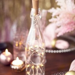 Partydecor Bottle LED String Lights With Cork 9 Partydecor Bottle LED String Lights With Cork
