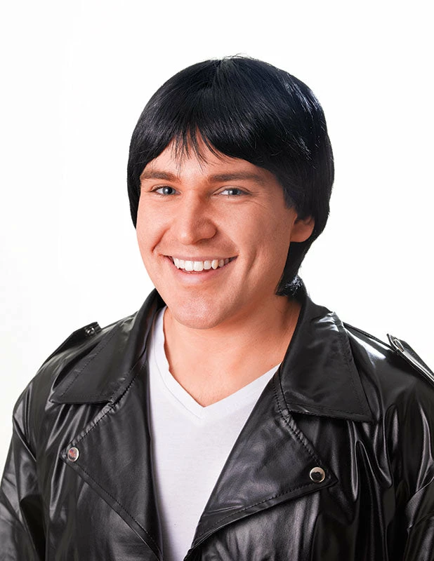 Bristol Costume Accessories Boy Band Wig Black 3 Bristol Costume Accessories Boy Band Wig Black