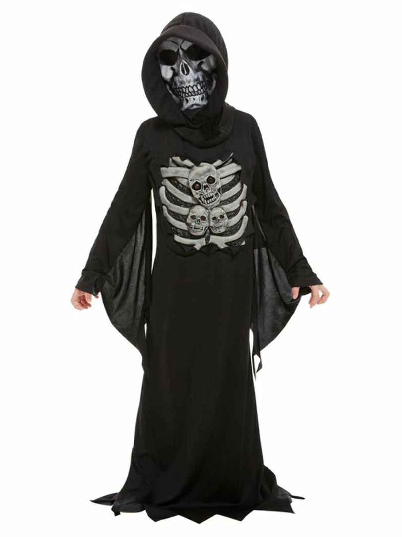 Smiffy's Skeleton Reaper Costume Boys Halloween 4 Smiffy's Skeleton Reaper Costume Boys Halloween