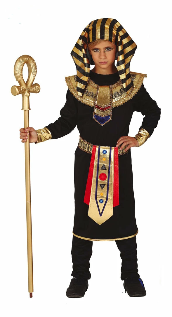 Fiestas Guirca Historical Costumes Egyptian Pharaoh Costume Black Boys 3 Fiestas Guirca Historical Costumes Egyptian Pharaoh Costume Black Boys