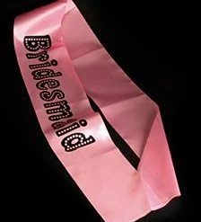 My Fancy Dress Bridesmaid Pink Sash