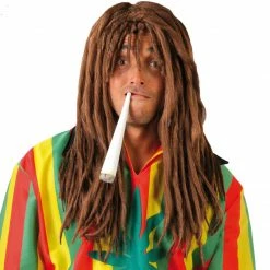 Fiestas Guirca Brown Rasta Wig Wigs