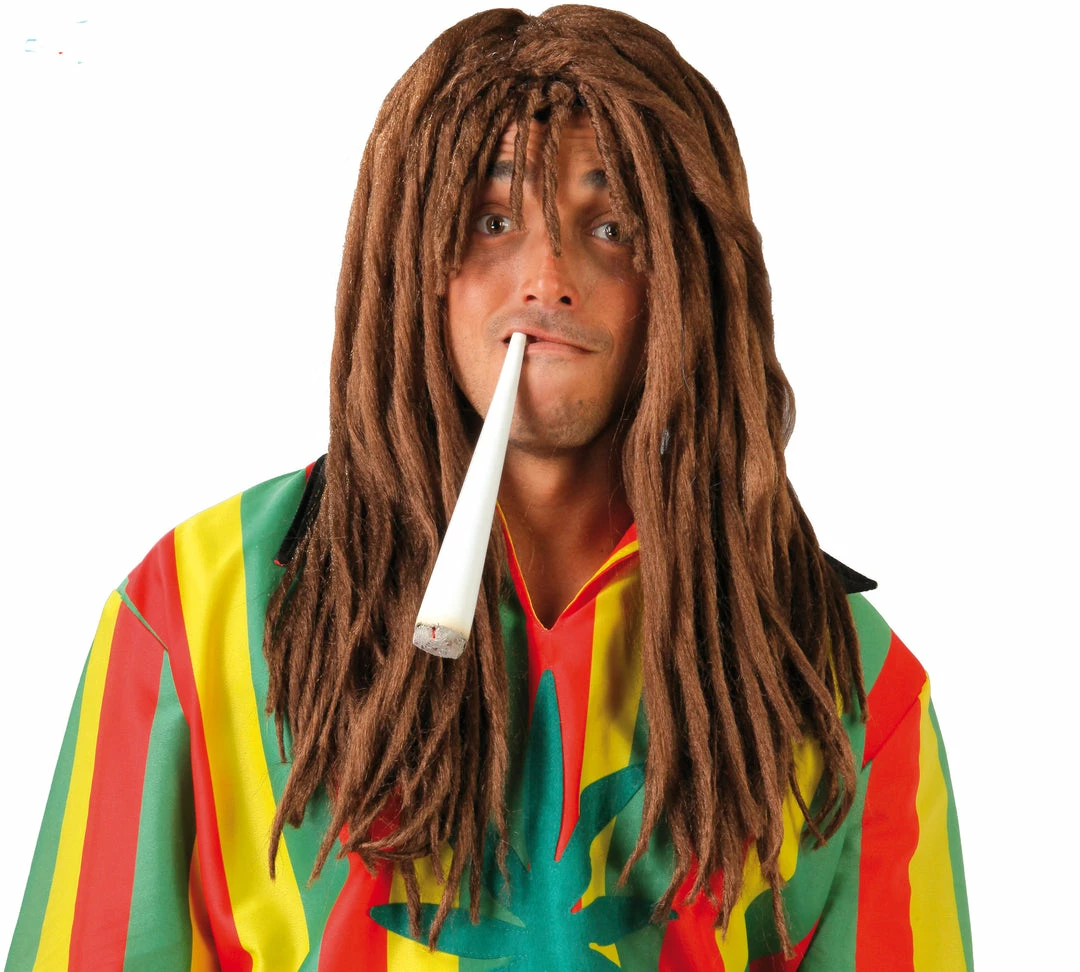 Fiestas Guirca Brown Rasta Wig Wigs 3 Fiestas Guirca Brown Rasta Wig Wigs