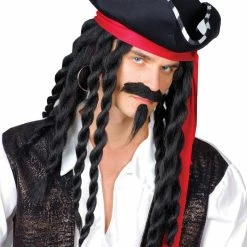 Wicked Buccaneer Pirate Hat And Wig Pirate Costumes