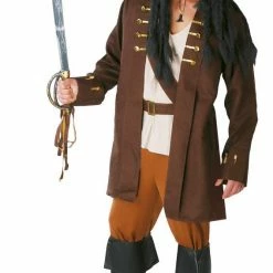 Fiestas Guirca Buccaneer Pirate Captain Costume Historical Costumes