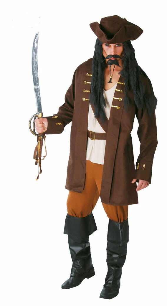 Fiestas Guirca Buccaneer Pirate Captain Costume Historical Costumes 3 Fiestas Guirca Buccaneer Pirate Captain Costume Historical Costumes