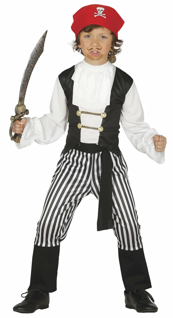 Fiestas Guirca Buccaneer Pirate Child's Costume 3 Fiestas Guirca Buccaneer Pirate Child's Costume