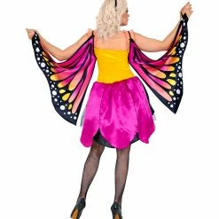 Widmann Butterfly Costume Pink And Yellow Adult 7 Widmann Butterfly Costume Pink And Yellow Adult