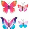 Widmann Fairytale Costumes Butterfly Hairclips Set Of 4