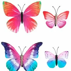 Widmann Fairytale Costumes Butterfly Hairclips Set Of 4