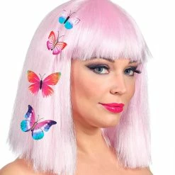 Widmann Fairytale Costumes Butterfly Hairclips Set Of 4