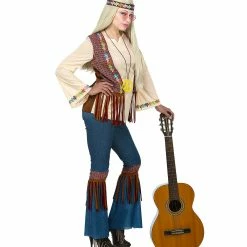 Widmann 1960's California Hippie Costume Ladies 9 Widmann 1960's California Hippie Costume Ladies