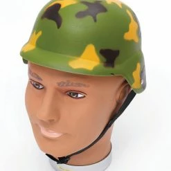 Bristol Army & Air Costumes Camouflage Army Helmet Adult